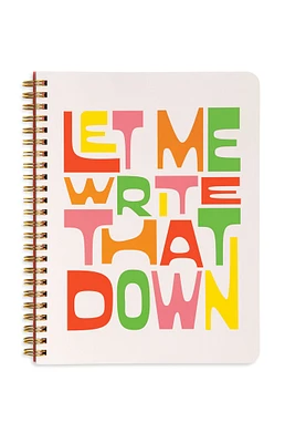 ban.do Let Me Write That Down Rough Draft Mini Notebook