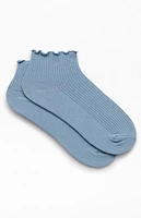 Ruffle Trim Ankle Socks