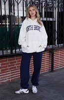 John Galt White Christy Northshore Oversized Hoodie