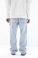 PacSun Light Indigo Baggy Carpenter Jeans