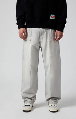 Pacsun Gray Baggy Paneled Pants