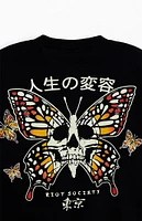 Riot Society Skull Butterfly T-Shirt