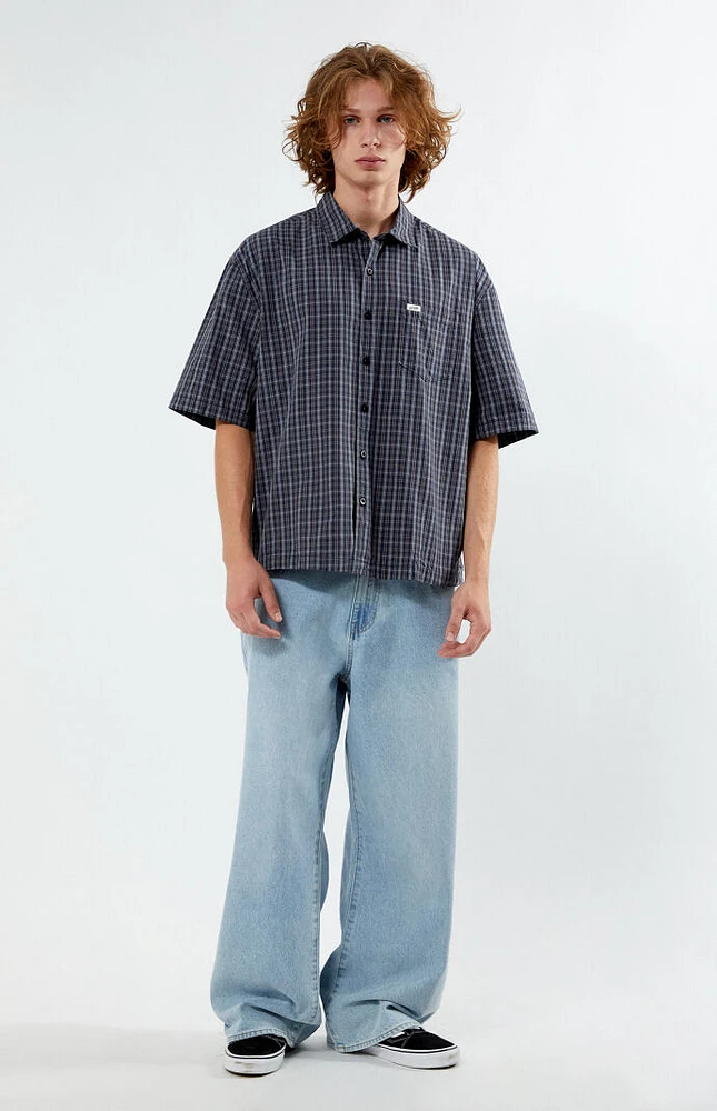 Guess Originals Plaid Button Up Shirt