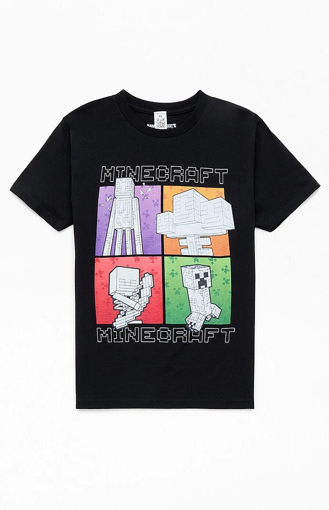 Kids Minecraft Squares T-Shirt