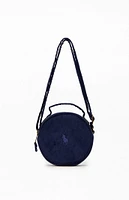 Polo Ralph Lauren Big Pony Corduroy Round Bag