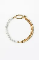 Pearl & Gold Bracelet