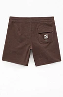 Billabong Every Other Day 7.5'' Brown Boardshorts