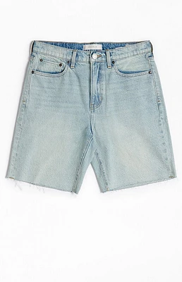 PacSun Light Indigo Cutoff Denim Shorts