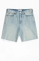 PacSun Light Indigo Cutoff Denim Shorts