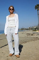 John Galt Light Blue Anastasia Linen Pants
