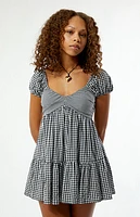 Your Favorite Gingham Babydoll Mini Dress