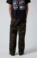 PacSun Camo Baggy Carpenter Jeans