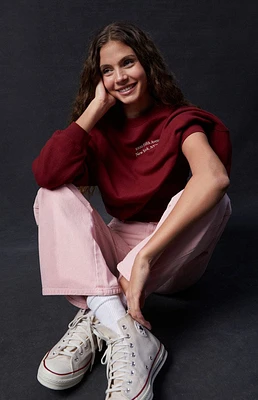 x PacSun Logo Crew Neck Sweatshirt