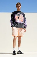 Pacsun Cotton Textured Volley Shorts