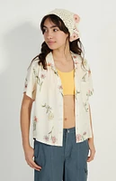 PacSun Kids Cropped Button Down Shirt