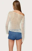 Edikted Kalley Off Shoulder Crochet Top