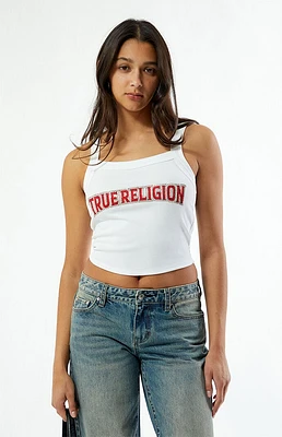 True Religion Rhinestone Ribbed Tank Top