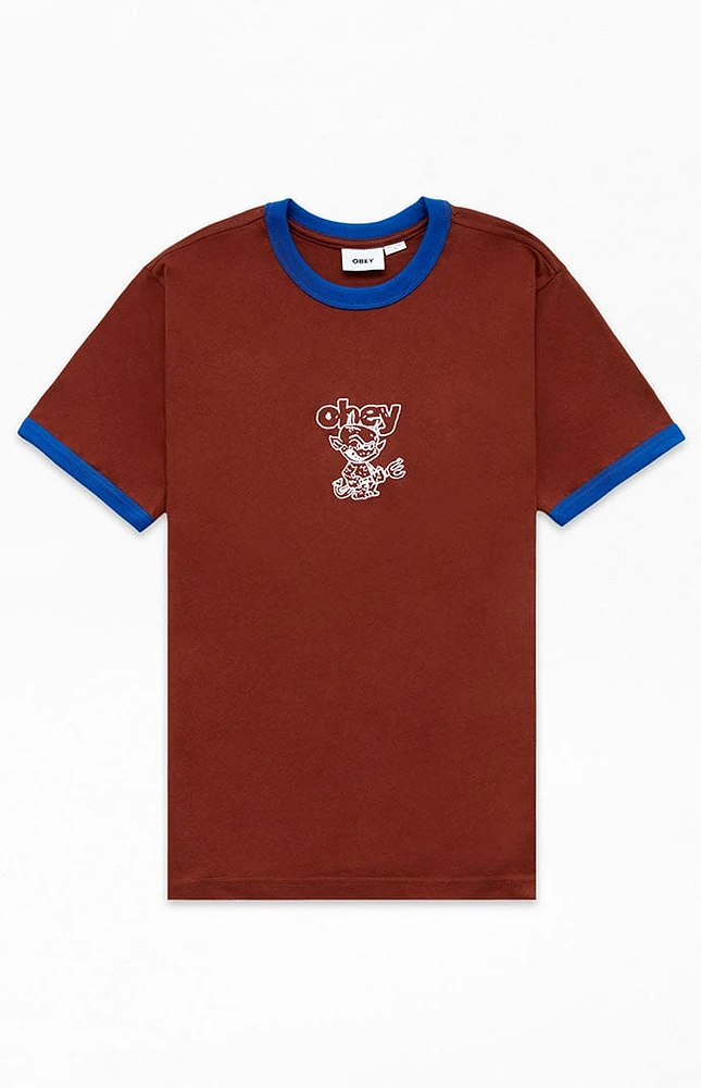 Obey Devil Ringer T-Shirt