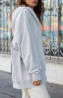 John Galt Light Blue Christy Full Zip Hoodie