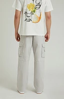 Pacsun Gray Baggy Cargo Pants