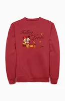 Mickey & Minnie Falling Love Sweatshirt