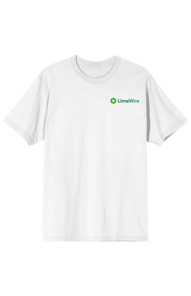 LimeWire Lime Slice Logo Art T-Shirt