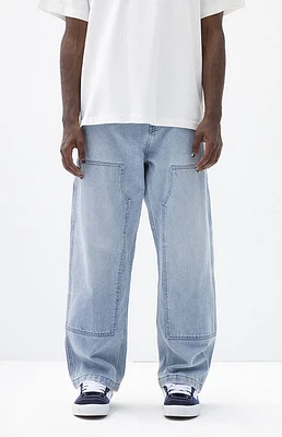 PacSun Light Indigo Baggy Carpenter Jeans