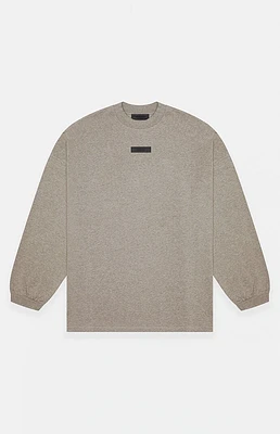 Fear of God Essentials Heather Grey Long Sleeve T-Shirt