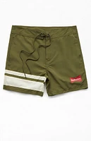 Budweiser By PacSun Banner 6" Swim Trunks