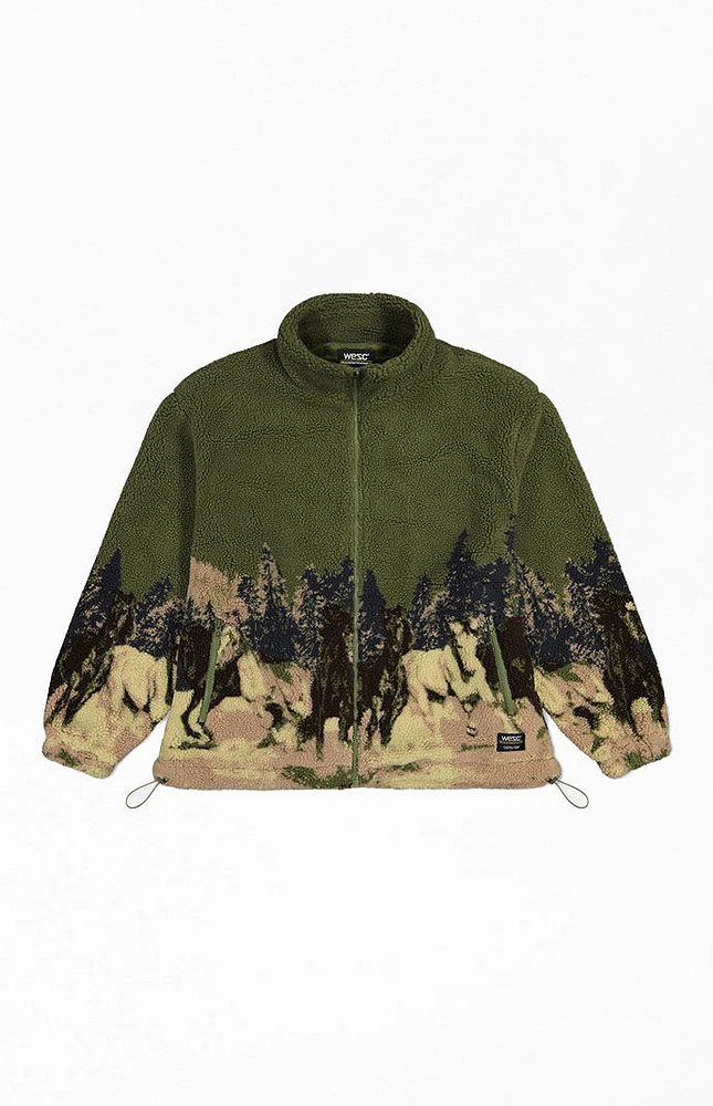 WeSC America Inc Wild Horses Oversized Sherpa Jacket