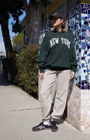 John Galt Green Erica New York Crew Neck Sweatshirt