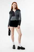 The Ragged Priest Creator Ribbed Knit Cardigan