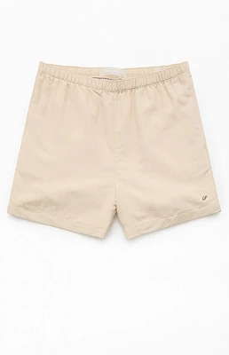 Pacsun Baggy Oatmeal 4.5" Swim Trunks