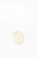 TKEES Women's Cream Solids Sandals