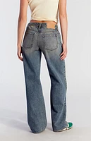 Pacsun Casey Tinted Low Rise Baggy Jeans Medium Indigo