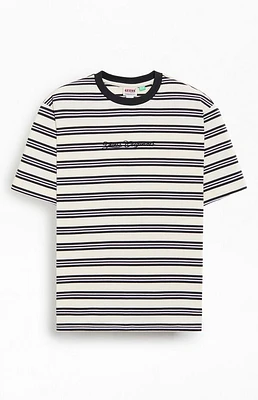 GUESS Originals Horizontal Black Striped T-Shirt