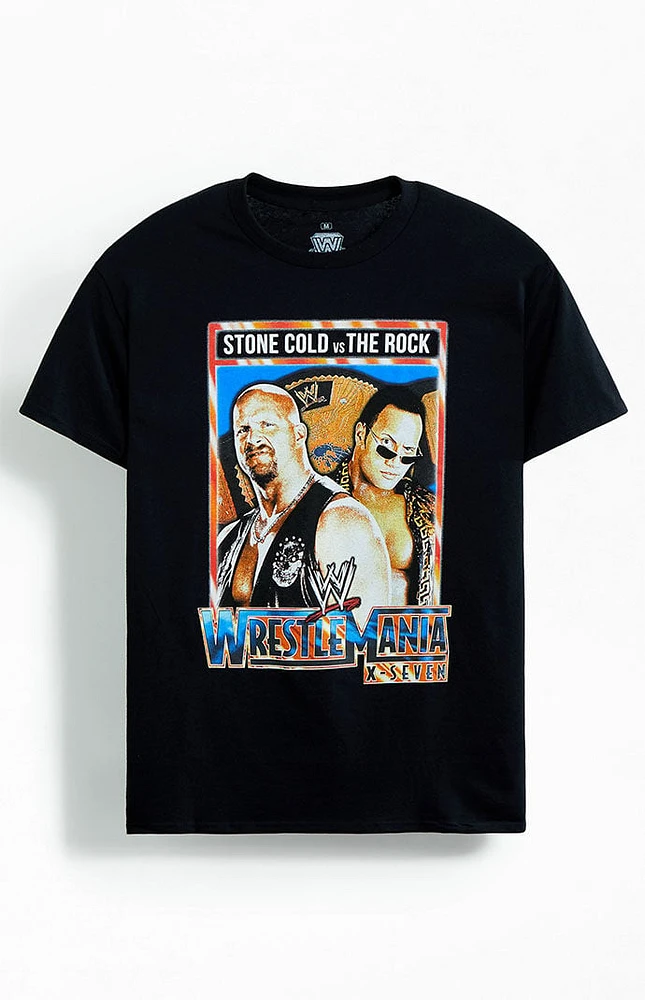 WWF Wrestlemania Stone Cold VS The Rock T-Shirt