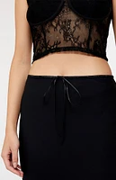 PacSun Tie Midi Skirt