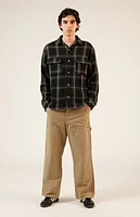 Pacsun Tweed Plaid Overshirt