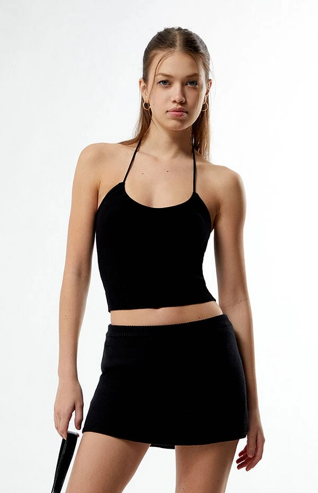WEWOREWHAT Mini Sweater Skort