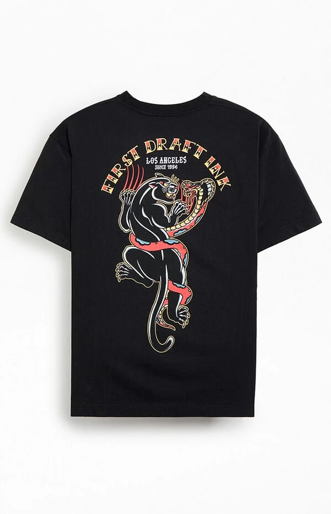 Pabst Blue Ribbon Jaguar Tattoo T-Shirt