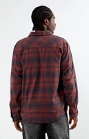 Quiksilver Lago Stretch Long Sleeve Flannel Shirt