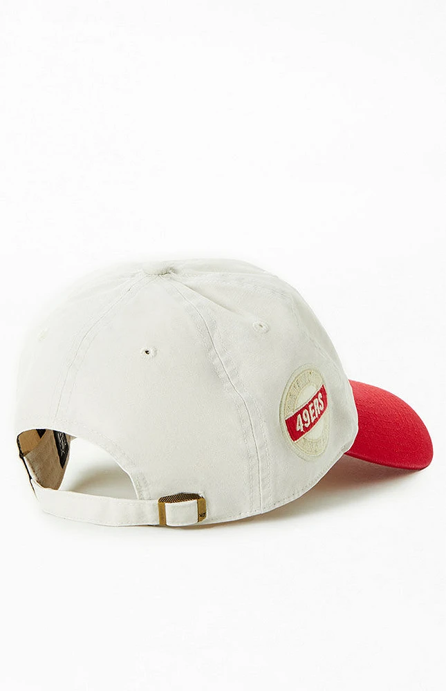 47 Brand San Francisco 49ers Sidestep Clean Up Dad Hat