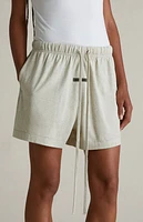 Fear of God Essentials Women's Heather Stone Lounge Shorts