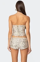 Edikted Wavy Baby Sequin Corset