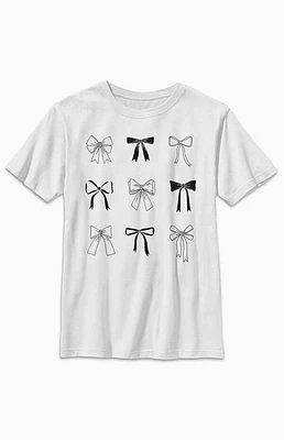 Kids Bow Grid T-Shirt