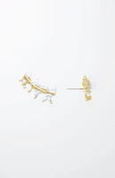 Ettika Crystal & Pearl Three-In-One Ear Crawlers