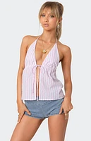 Edikted Madelyn Tie Front Top