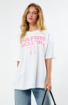 Paris Hilton Pillars Oversized T-Shirt