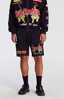 Pacsun Subliminal Fleece Volley Sweat Shorts